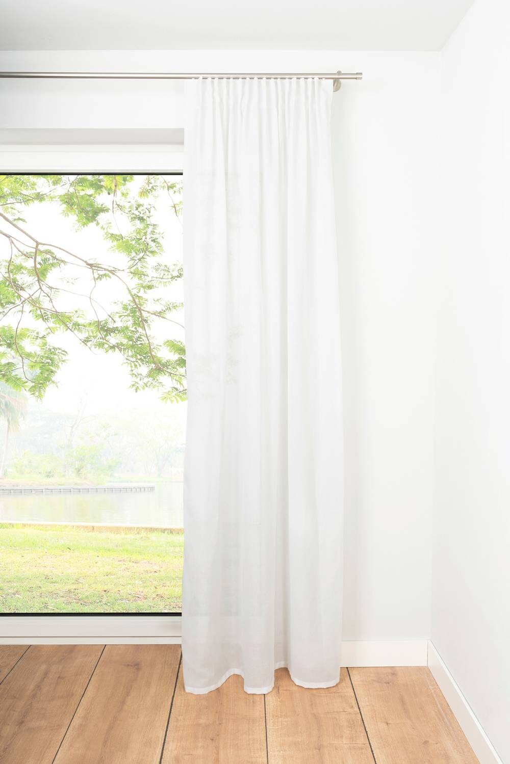 Kombivorhang 2er Pack Breeze weiß B/L: ca. 135x300 cm