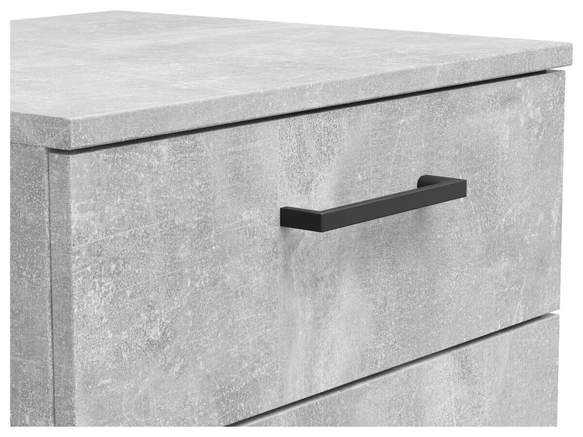 Kommode Multi-Stauraum Typ 14 Beton Optik B/H/T: ca. 45x83x40 cm