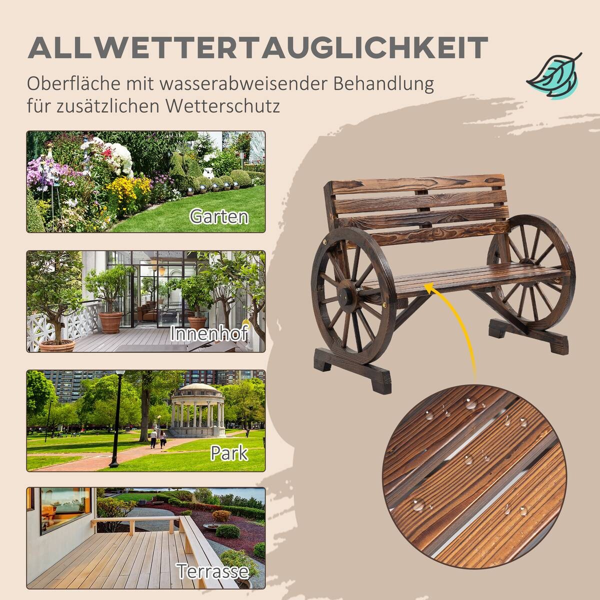 Outsunny Gartenbank