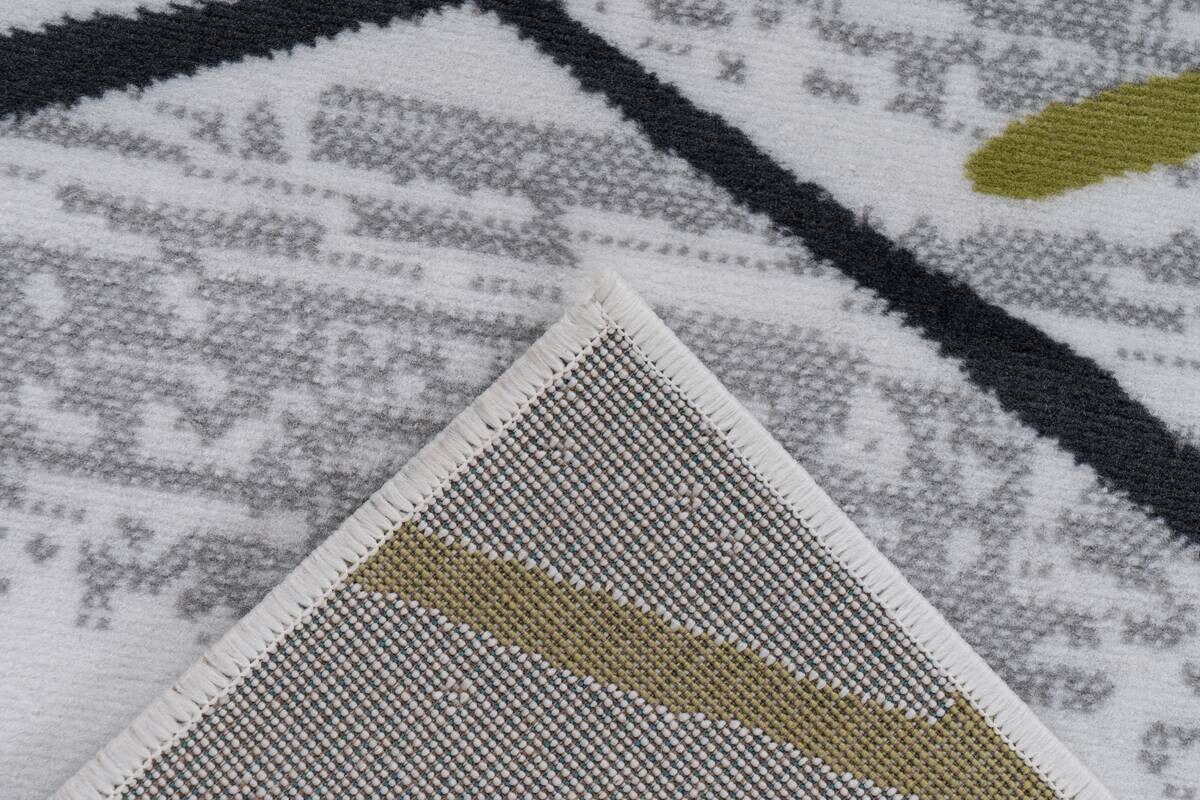 Kayoom Kurzflorteppich Vancouver 110 grau B/L: ca. 120x170 cm