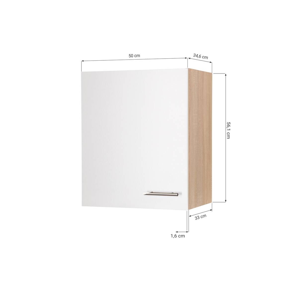 Hängeschrank Merle schwarz B/H/T: ca. 50x56x35 cm