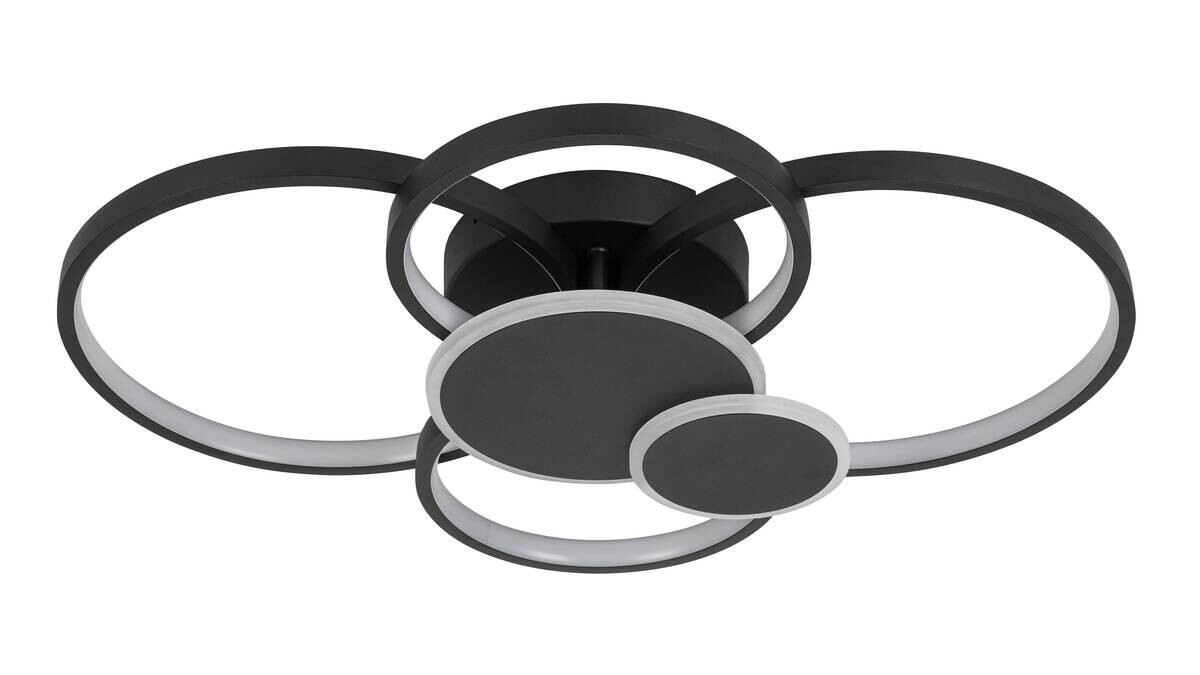 Nolo LED-Deckenleuchte Ring B/H/L: ca. 65x10x46 cm