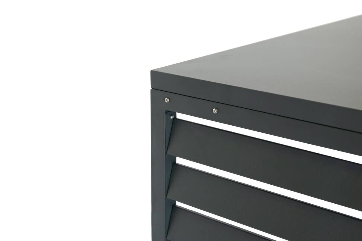 Westmann Verkleidung Wärmepumpe Boxa anthrazit B/H/L: ca. 140x97x56 cm