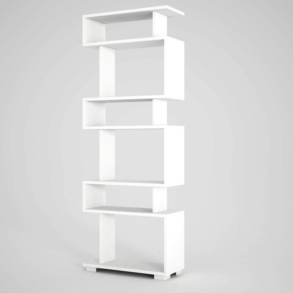 Regal Blok weiß B/H/T: ca. 60x160x20 cm