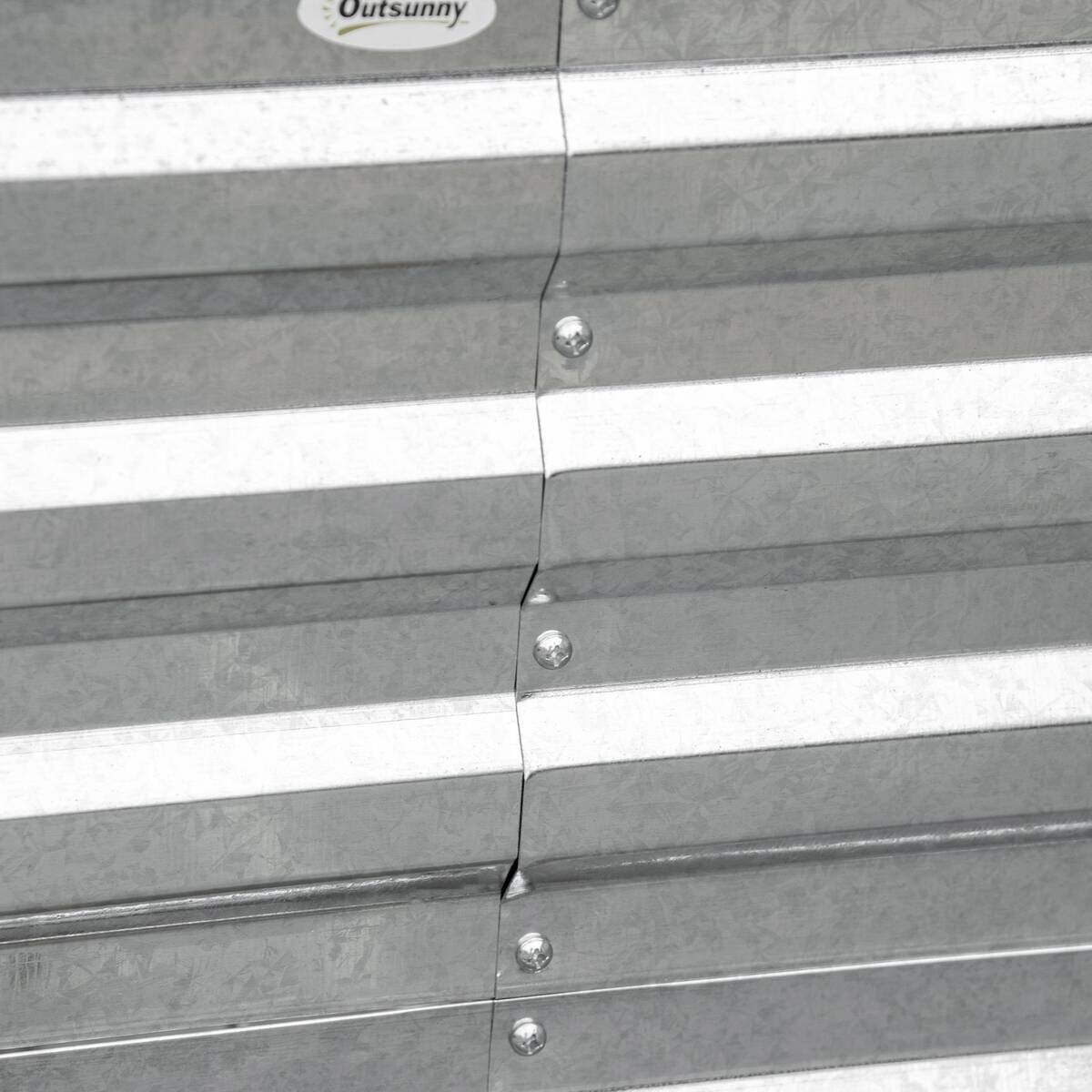 Outsunny Hochbeet silber Stahl B/H/L: ca. 90x59x180 cm