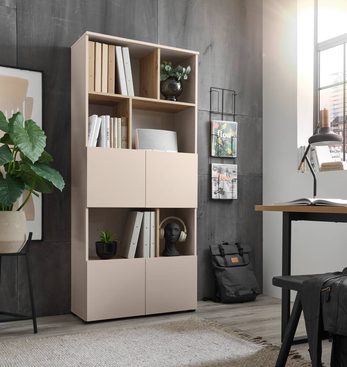 Regal Savanna Cashmere B/H/T: ca. 80x180x35 cm