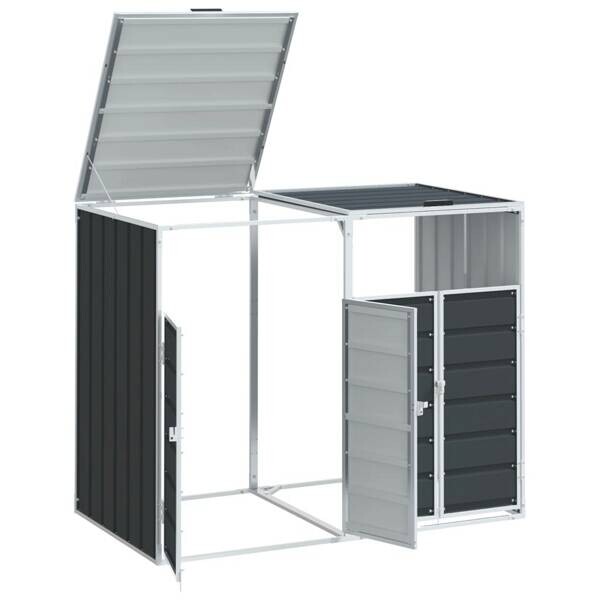Mülltonnenbox anthrazit B/H/L: ca. 81x113x144 cm