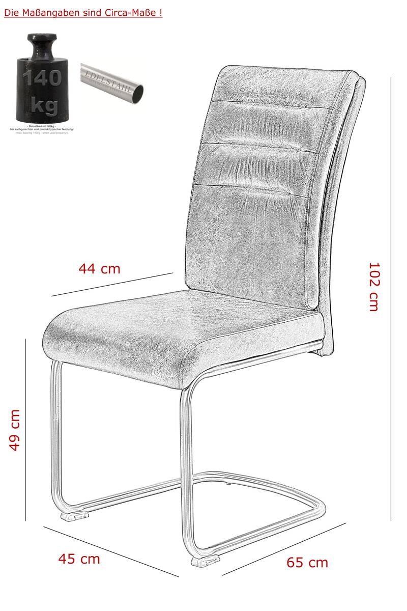 Essgruppe Paula III schlamm Microfaser B/H/T: ca. 220x76x90 cm