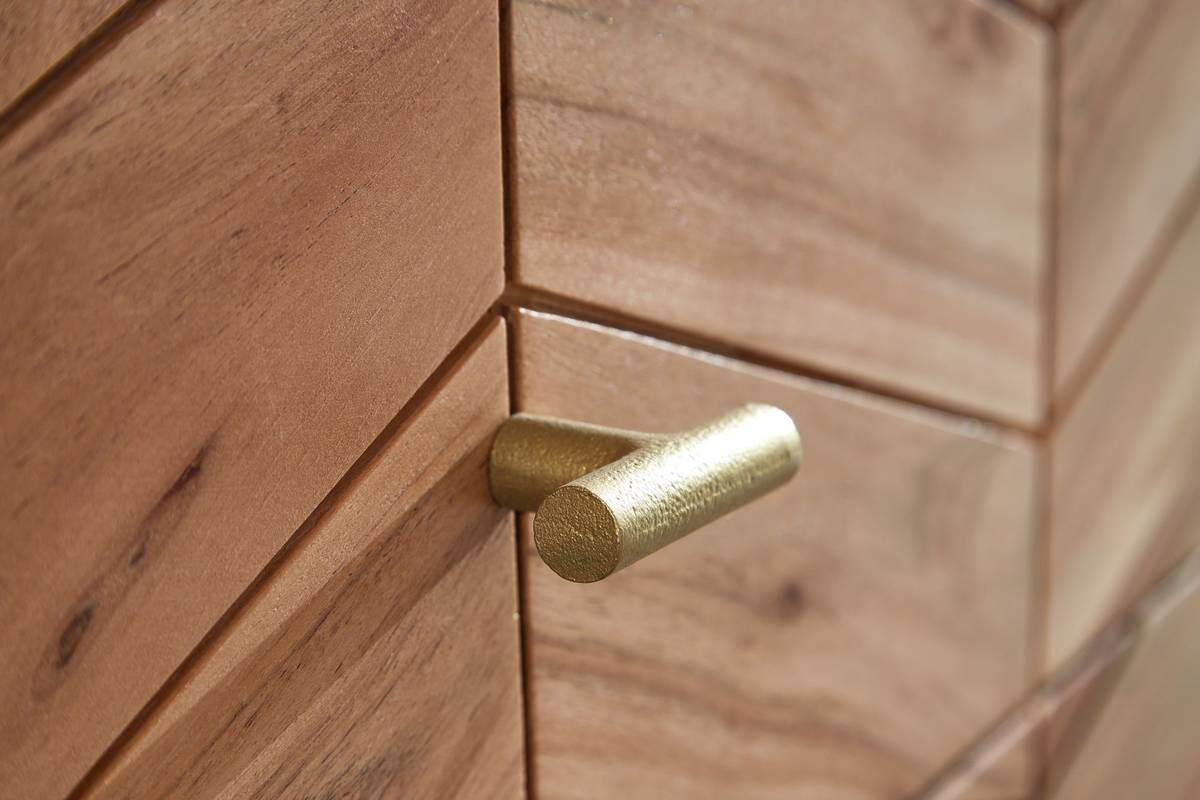 Sideboard natur gold B/H/T: ca. 90x86,5x40 cm