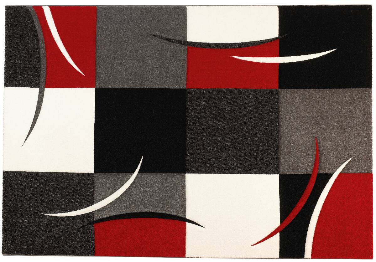 Webteppich Casino rot B/L: ca. 80x150 cm