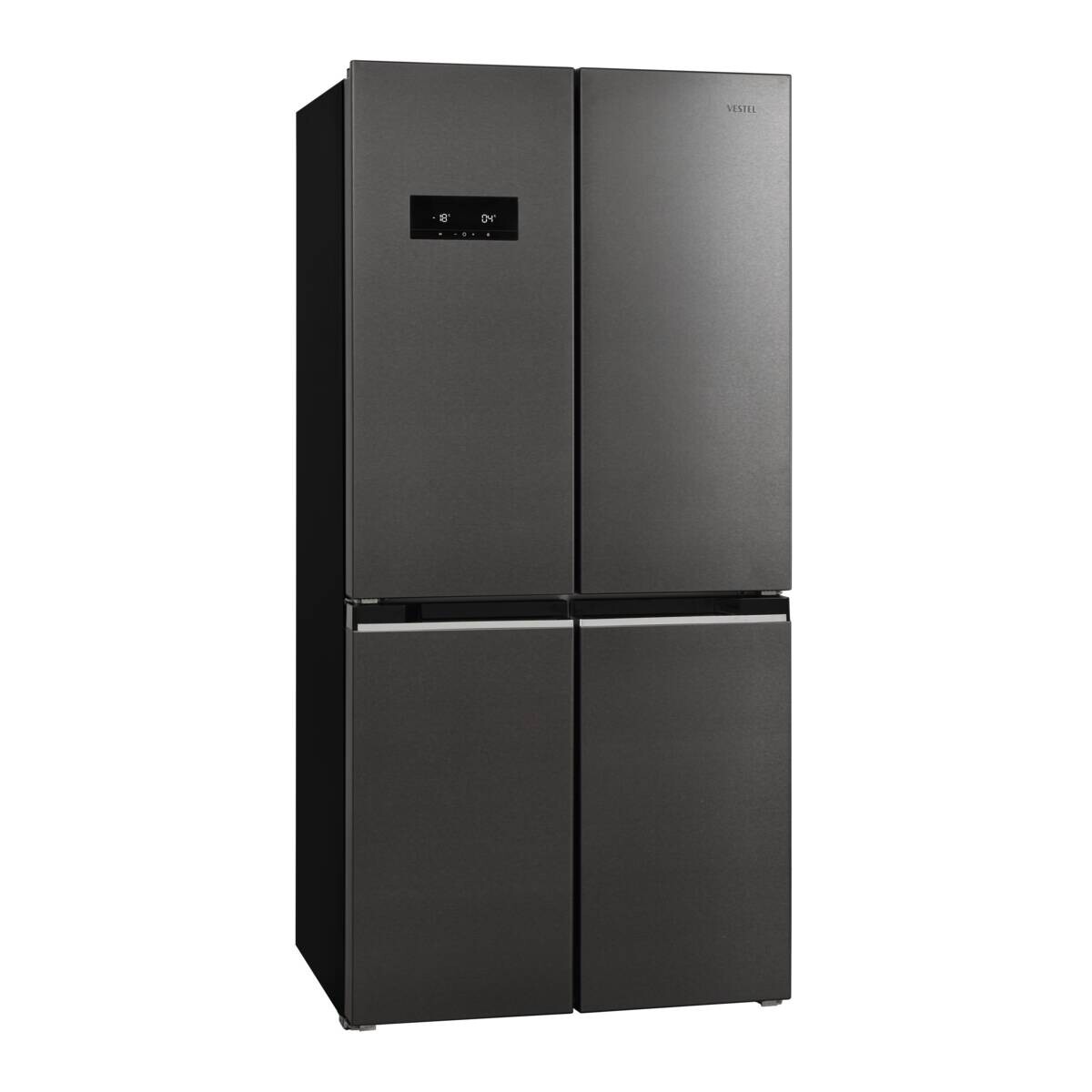 Vestel French-Door Kühl-/Gefrierkombination FD56021 EDX dark Inox B/H/T: ca. 84x179x69 cm