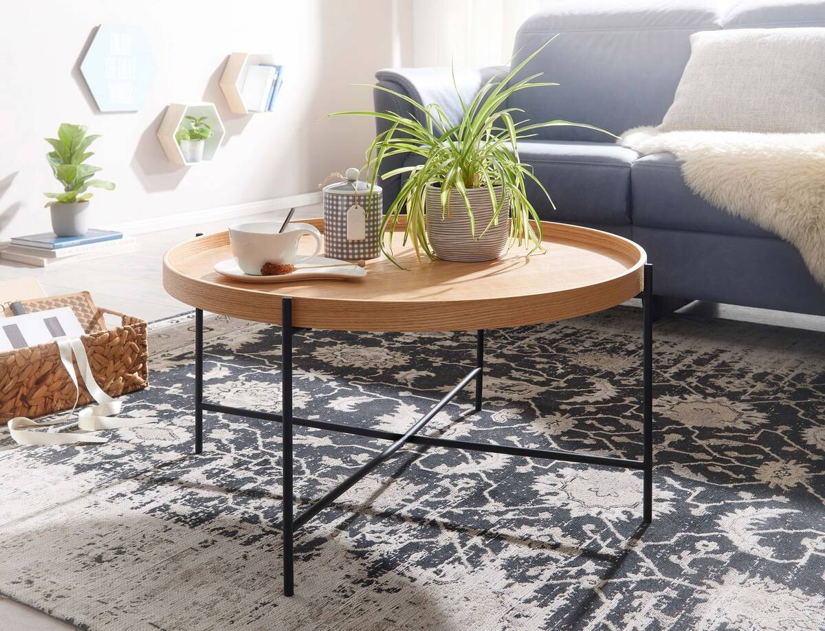 Wohnling Couchtisch braun B/H/T: ca. 78x40x78 cm