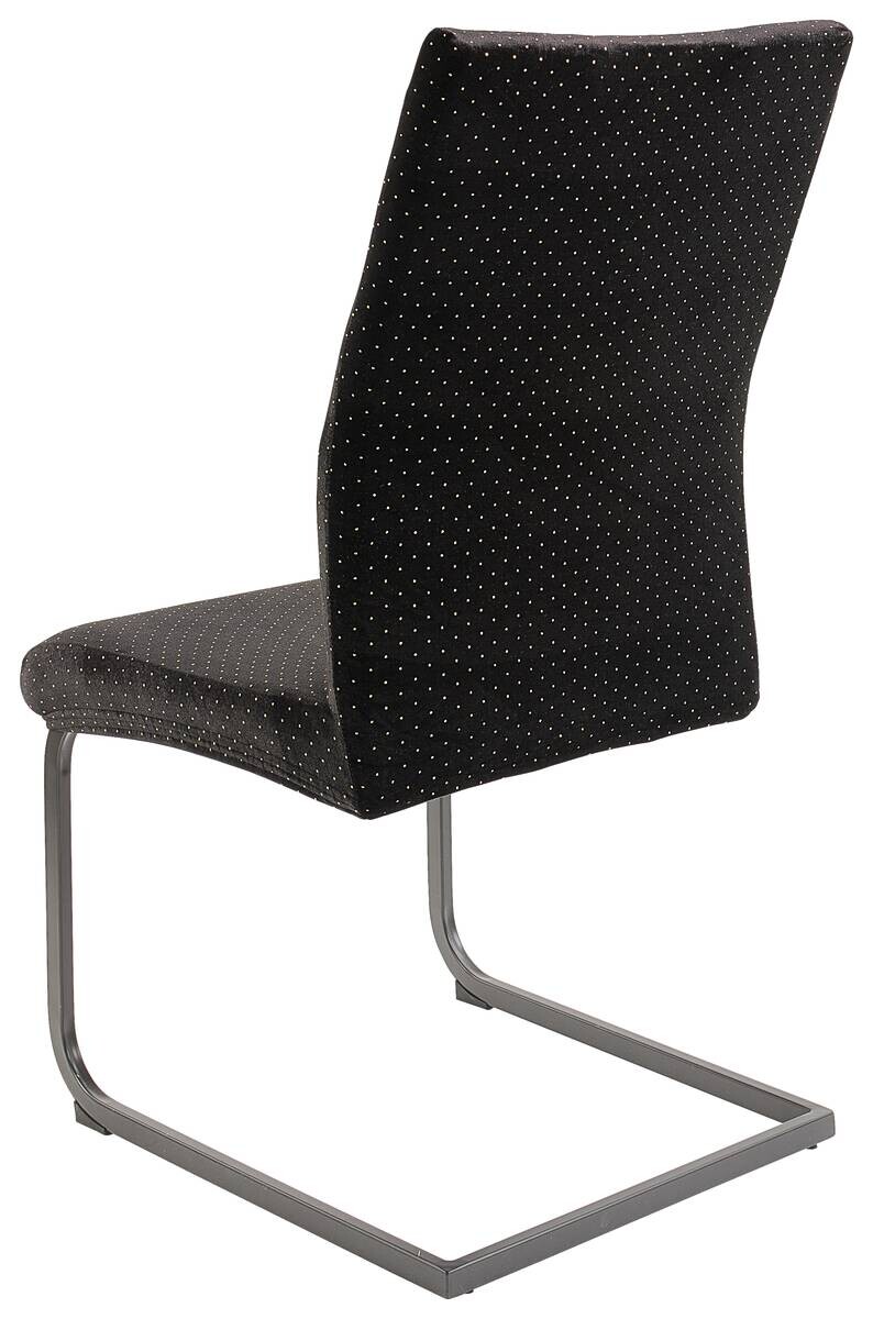 Stuhlhusse schwarz 100% Polyester B/H/L: ca. 45x60x40 cm
