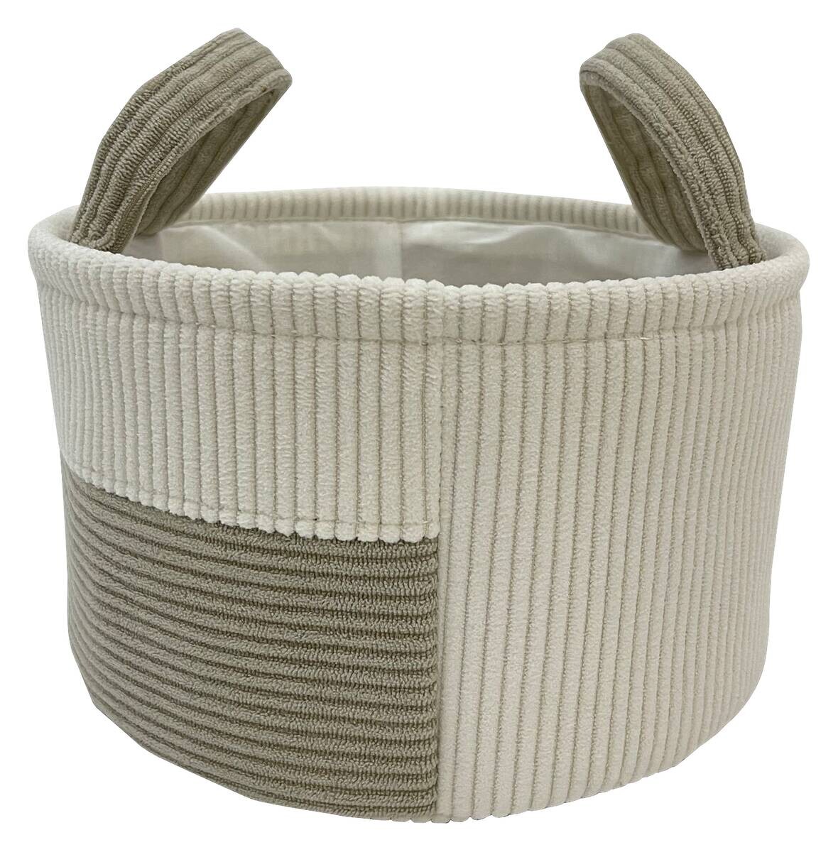 POCOline Korb grau Samt H/D: ca. 14x24 cm