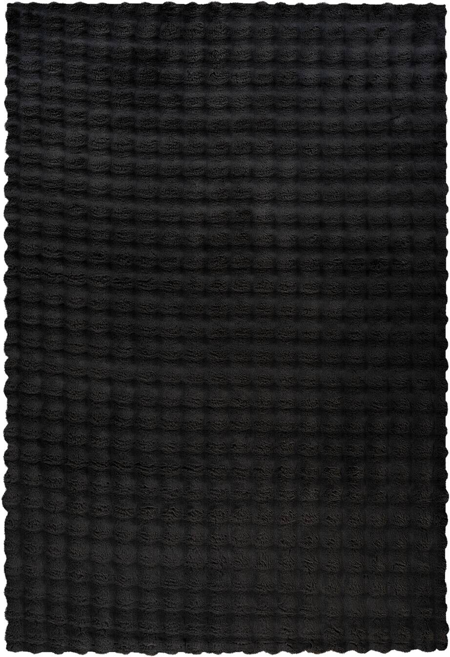 Padiro Hochflorteppich Hailey 125 schwarz B/H/L: ca. 200x3x290 cm