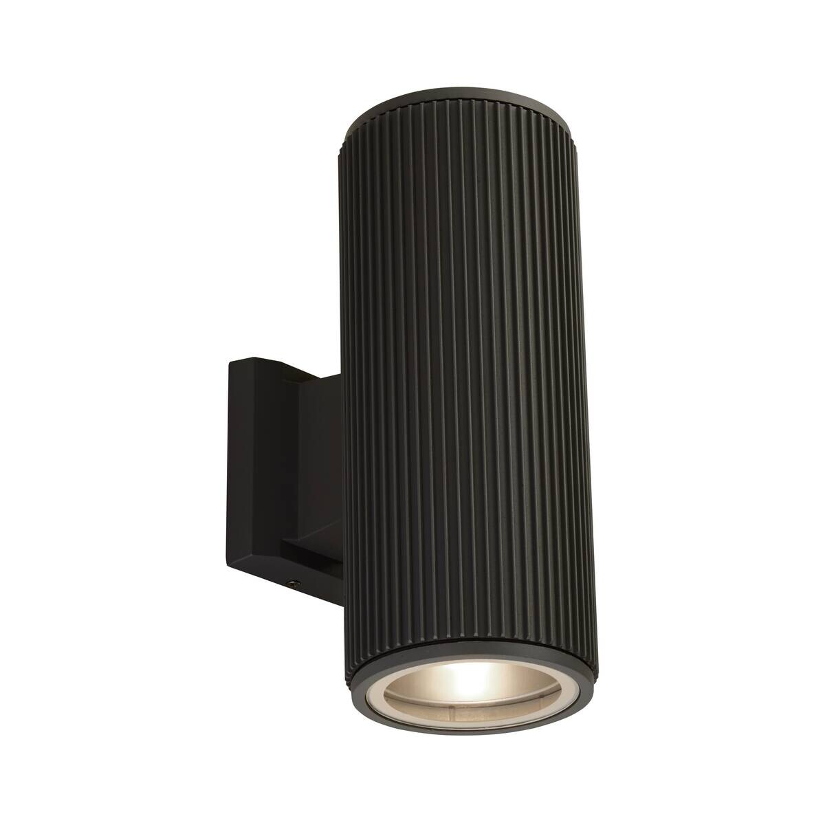 Wandaußenleuchte klar schwarz B/H/T: ca. 11,2x28x17,5 cm