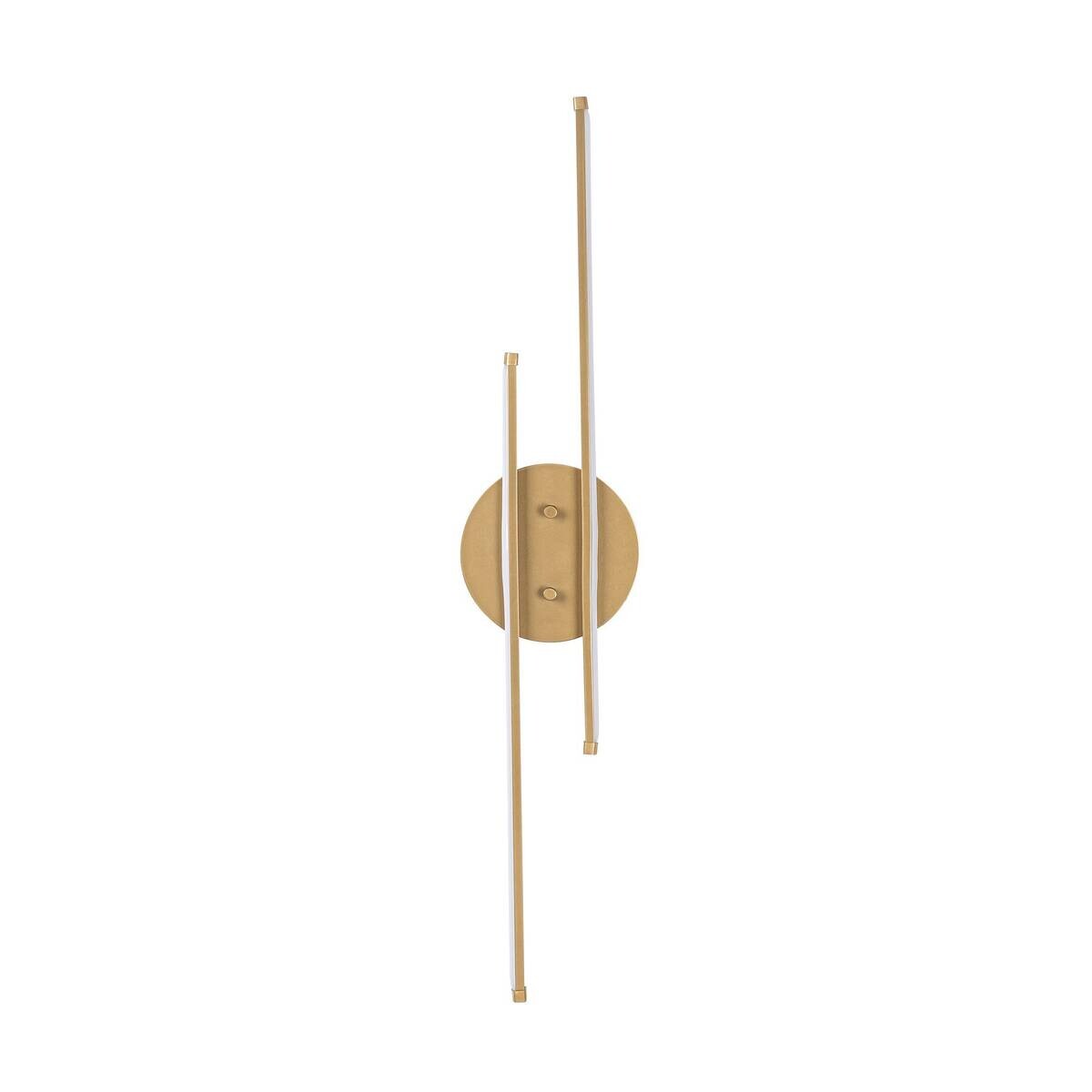 Opviq Wandleuchte gold Metall B/H/T/L: ca. 17x86x5x17 cm