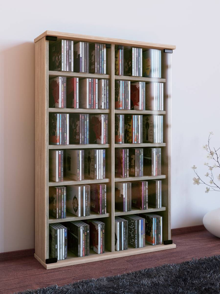 Regal Roma Eiche Sonoma Nachbildung Holzwerkstoff B/H/T: ca. 60x91,5x18 cm