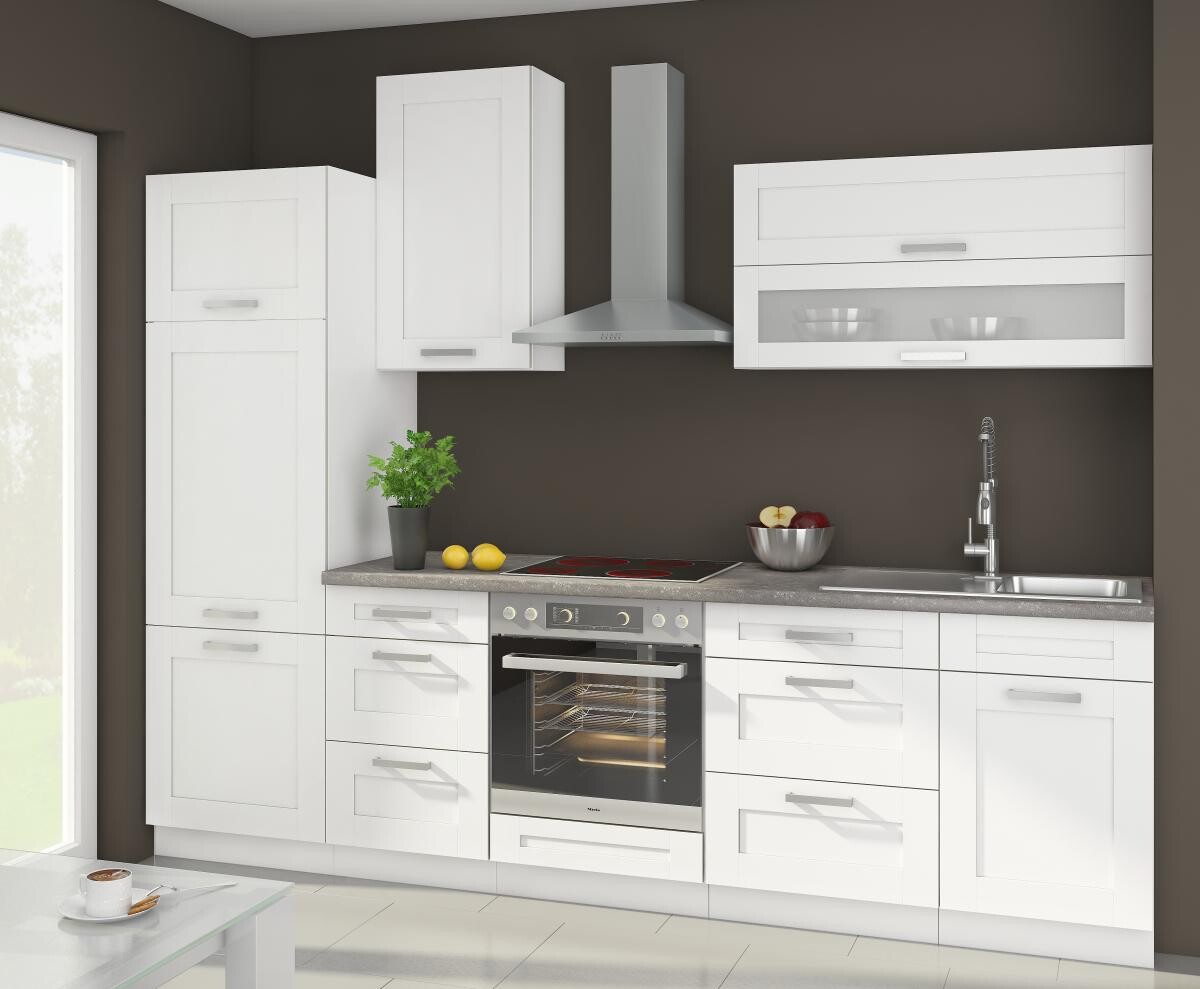 Küchenblock Move weiß matt B/H/T: ca. 280x230x60 cm