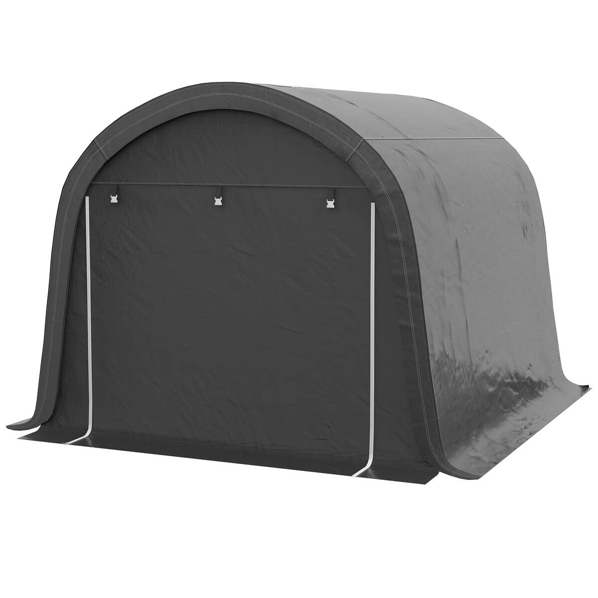Outsunny Gartenhaus grau B/H/L: ca. 300x300x235 cm
