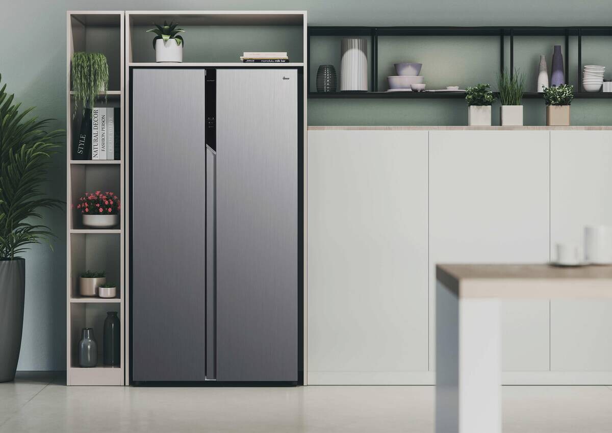 Hoover Side-by-Side HHSBSO6174DX dark Inox B/H/T: ca. 91x177x67 cm