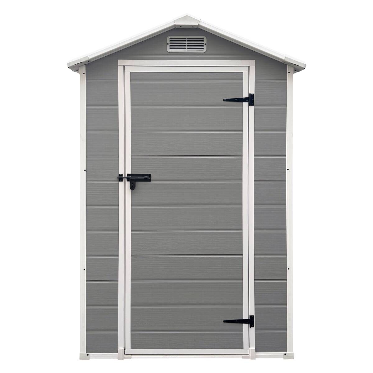 POCOline Gartenhaus Basic grau B/H/T: ca. 134x202x102 cm