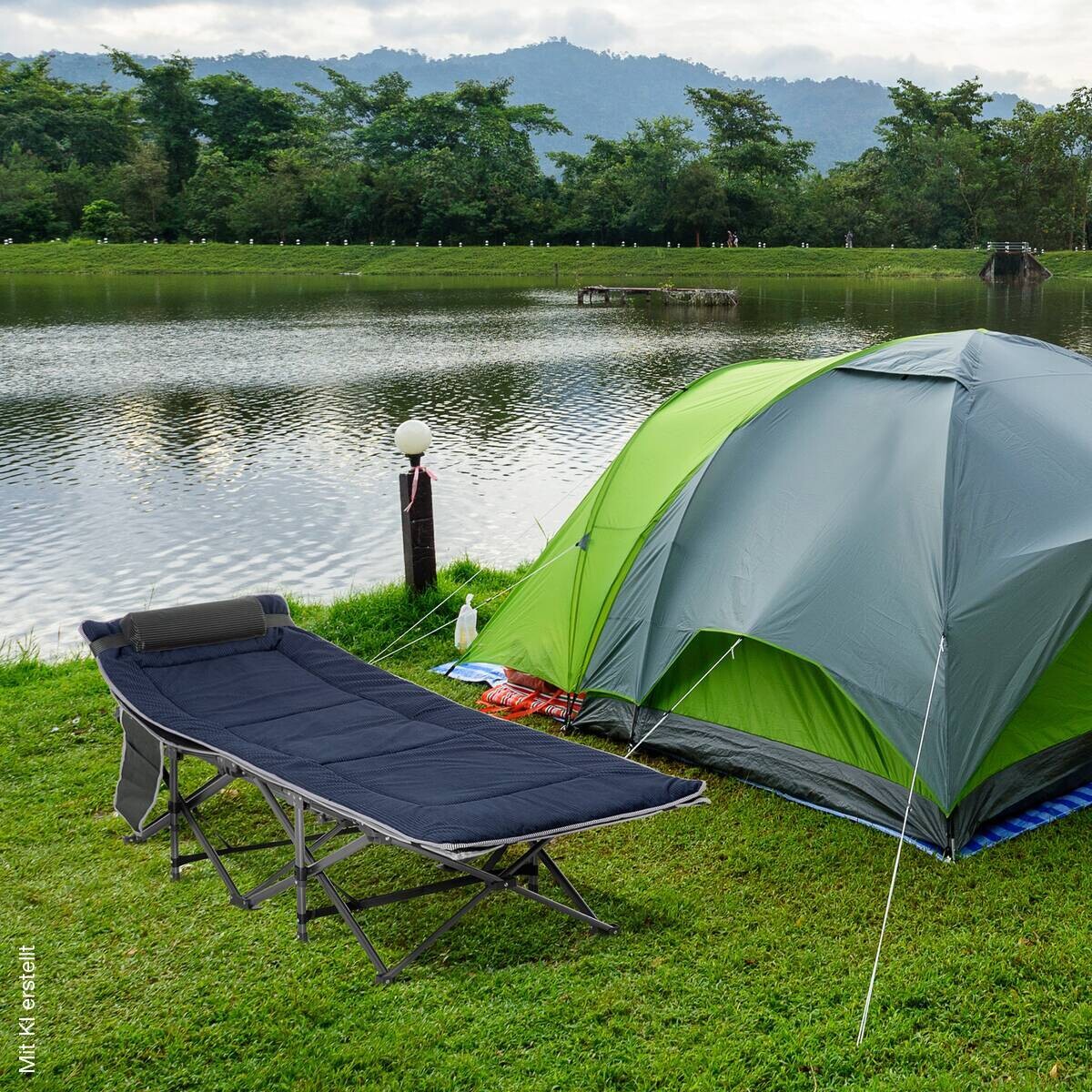 Outsunny Campingbett B/H/L: ca. 64,5x53x188 cm