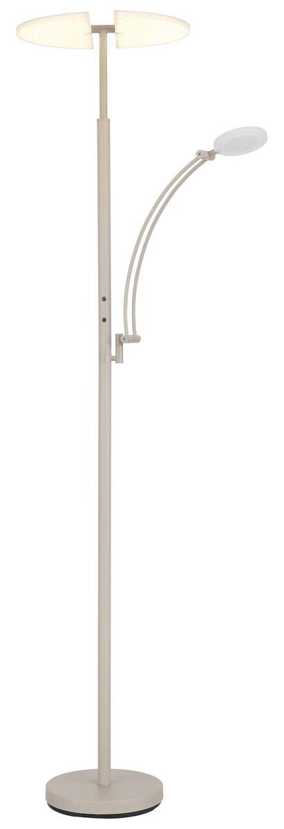 GLOBO LED-Deckenfluter sand Acryl Metall B/H/L: ca. 40,5x183x80 cm 1 Brennstellen