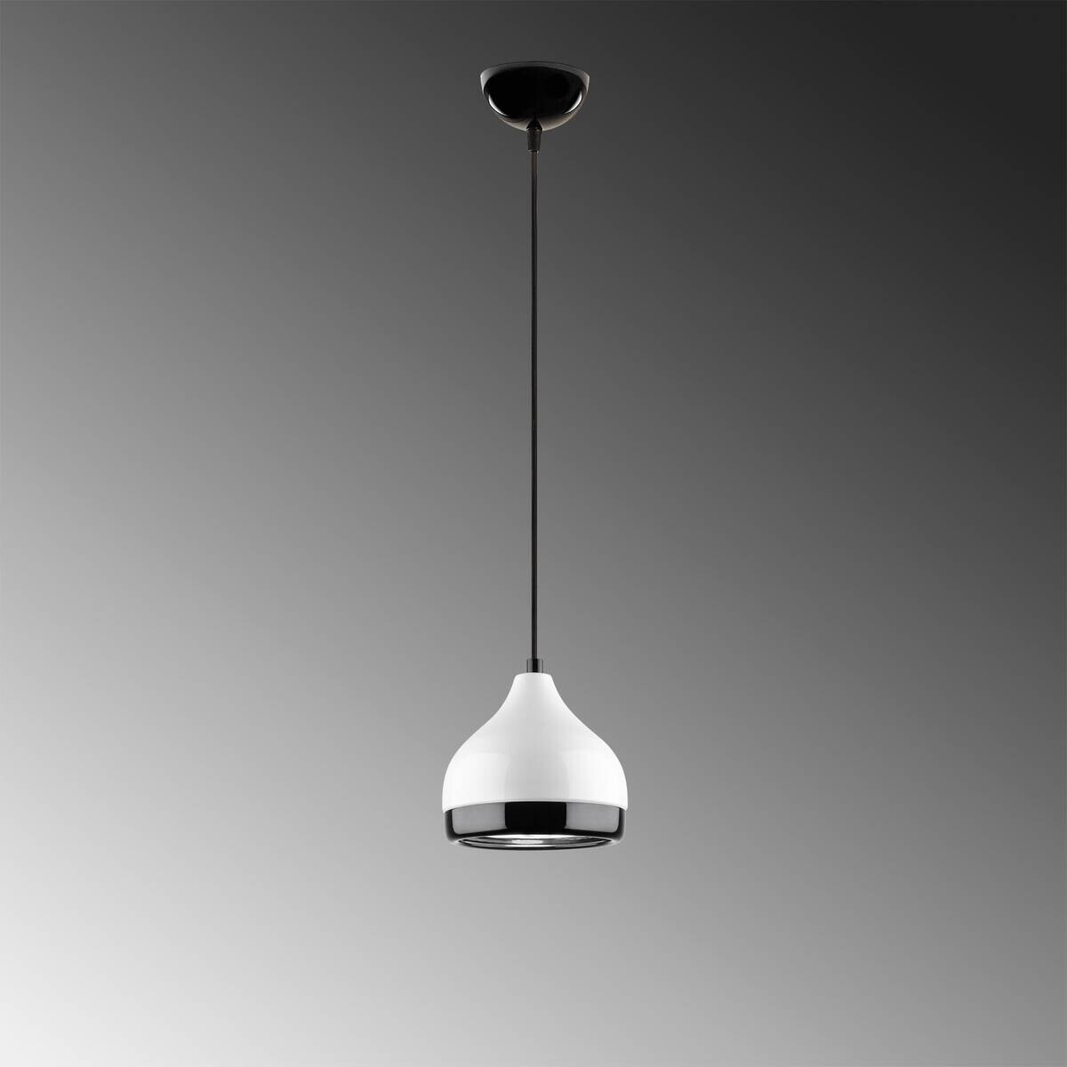 Opviq Pendelleuchte Yildo weiß Metall B/H/T/L/D: ca. 17x112x17x17x17 cm E27 1 Brennstellen