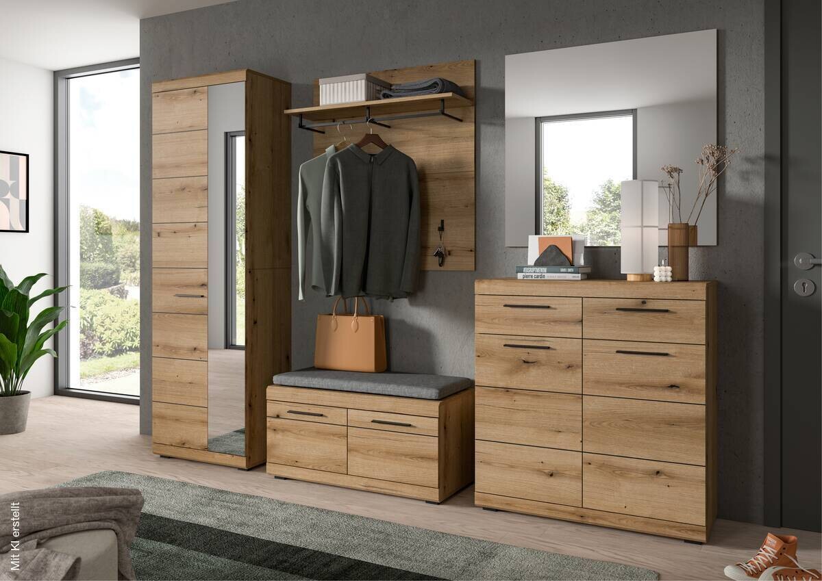 Garderobe SCOUT Evoke Oak Nachbildung B/H/T: ca. 272x197x40 cm