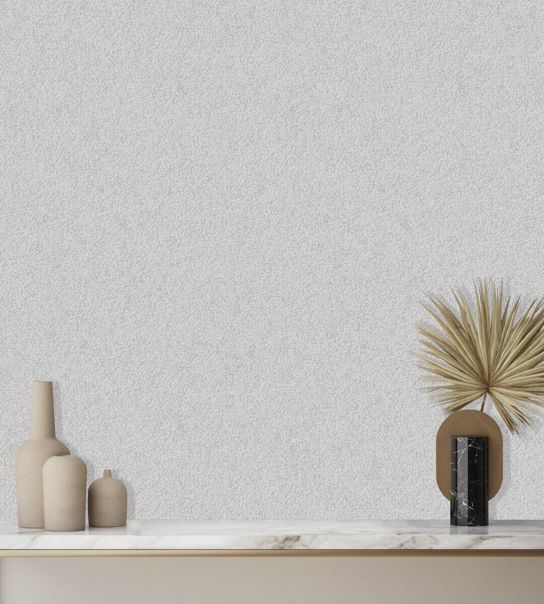 UGEPA Vinyltapete Struktur hellgrau B/L: ca. 53x1005 cm