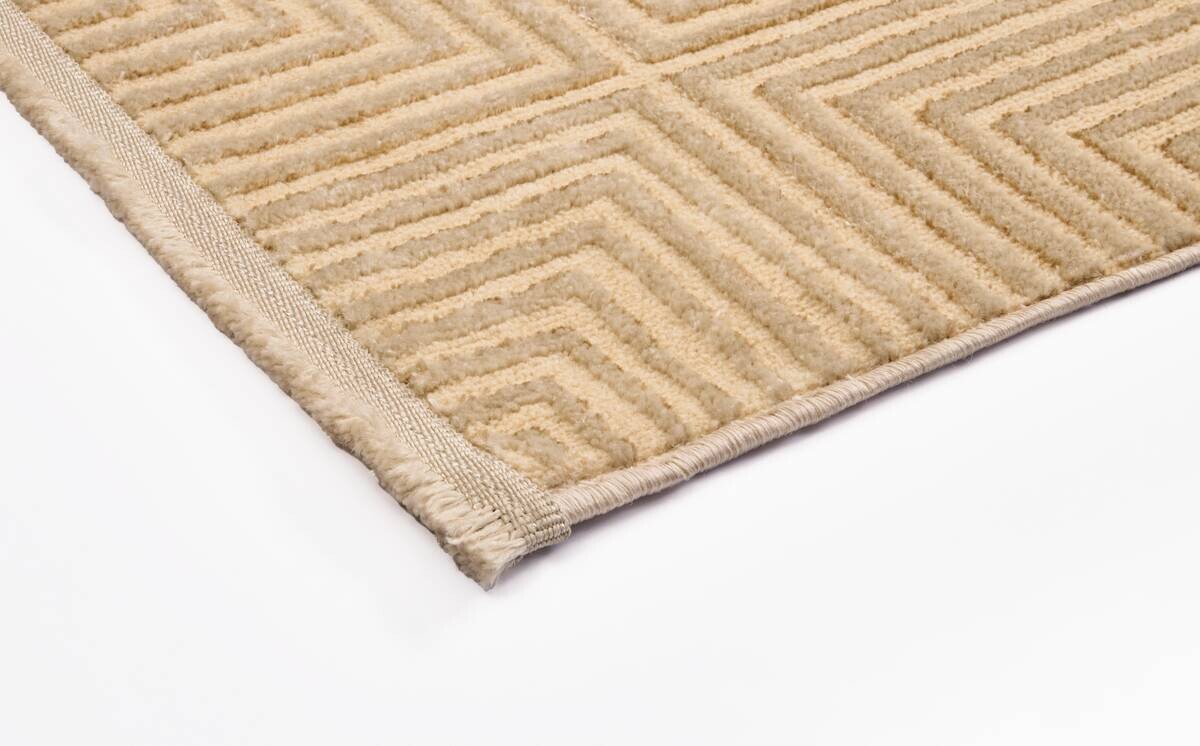 Webteppich Monte beige B/L: ca. 160x230 cm