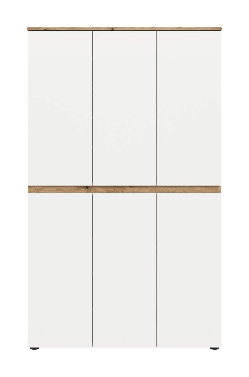 Schrank SCARPA Evoke Oak Nachbildung weiß B/H/T: ca. 105x175x37 cm