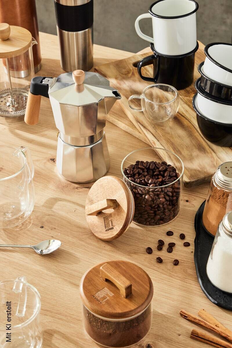 BERGNER Trinkgläserset COFFEE & TEA LOVERS transparent