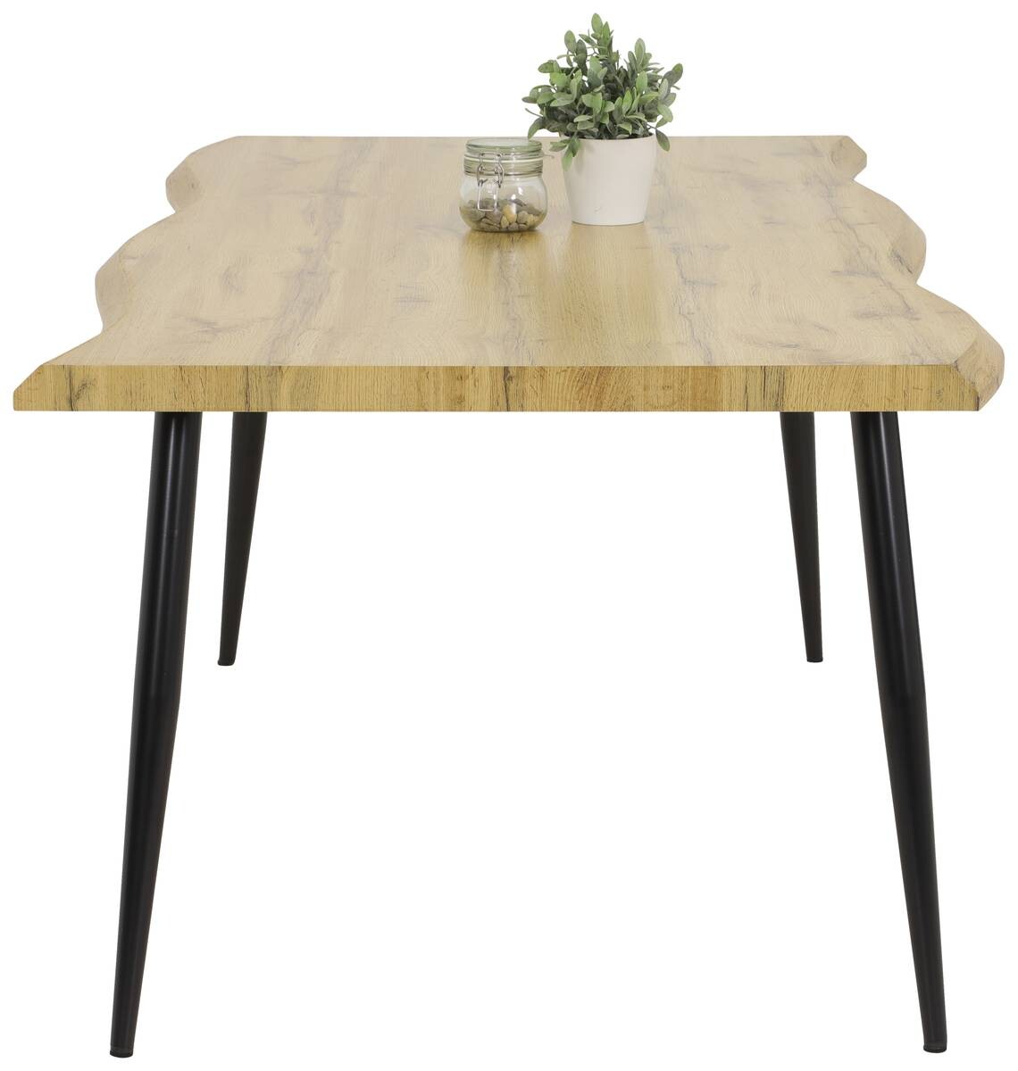 Esstisch GABI I T Eiche Wildeiche Nachbildung B/H/T: ca. 180x76x100 cm