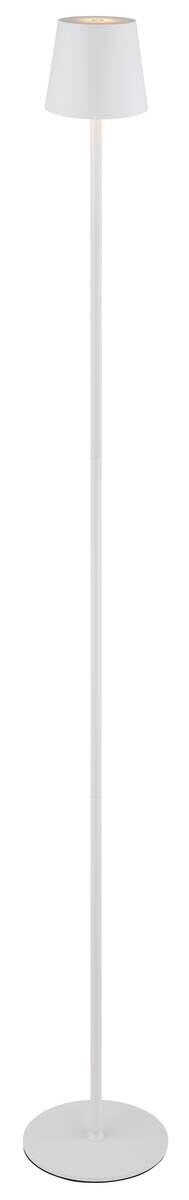 GLOBO LED-Stehlampe weiß Kunststoff Metall H/T: ca. 120x16 cm 1 Brennstellen