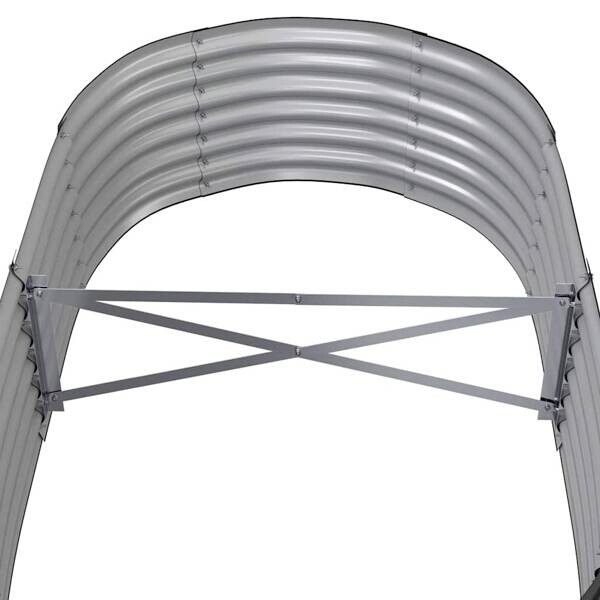 Hochbeet anthrazit Stahl B/H/L: ca. 80x36x152 cm