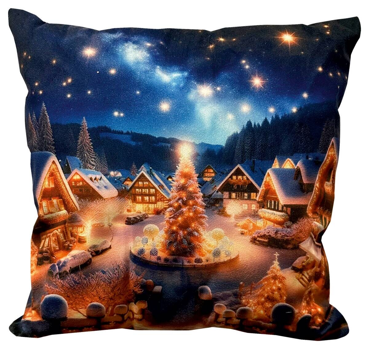 Dekokissen sortiert Polyester B/L: ca. 35x35 cm