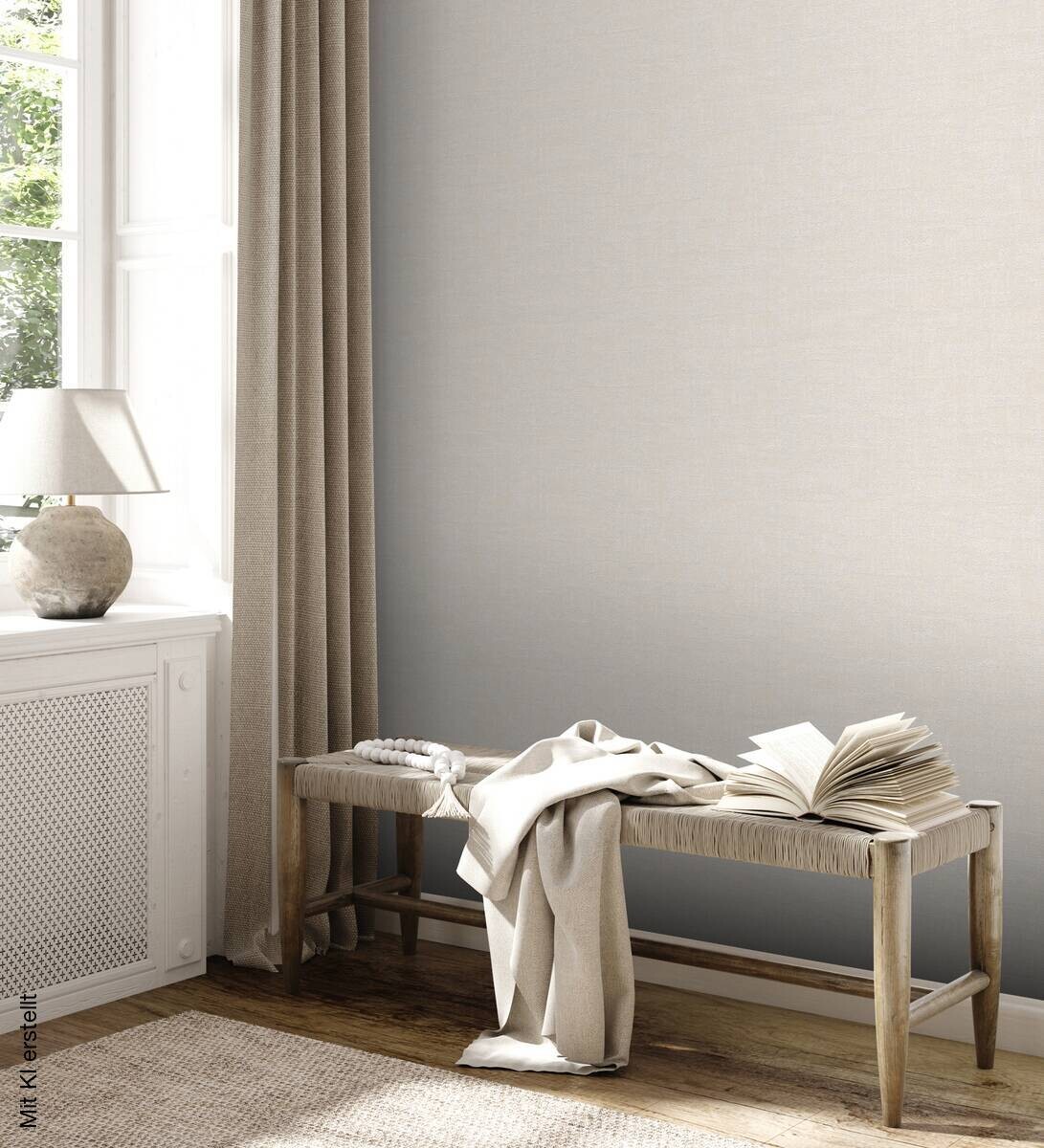 A.S.Creation Vliestapete creme beige B/H/D: ca. 53x1005x9,1 cm