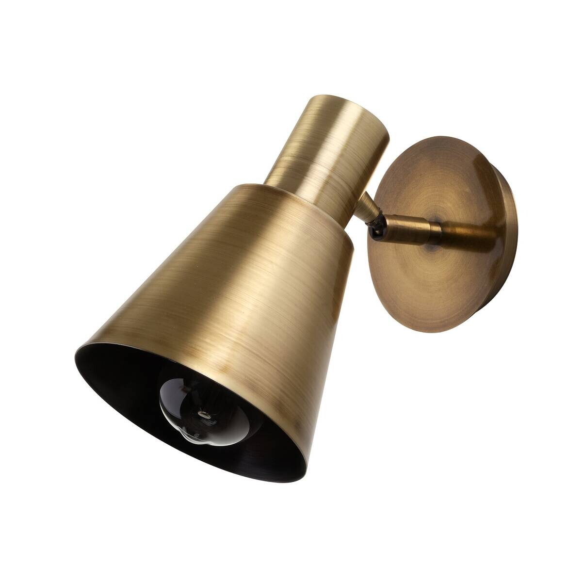 Opviq Wandleuchte Kem bronze Metall B/H/T/L/D: ca. 14x22x14x25x14 cm E27 1 Brennstellen