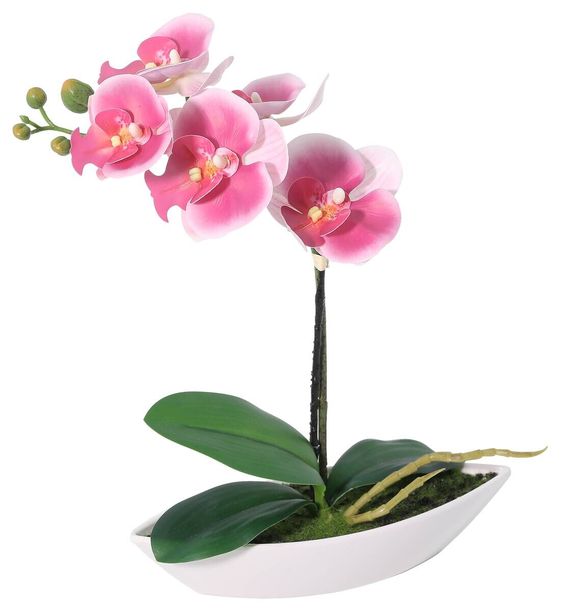 Kunstpflanze Orchidee lila Kunststoff B/H/L: ca. 8x30x24 cm