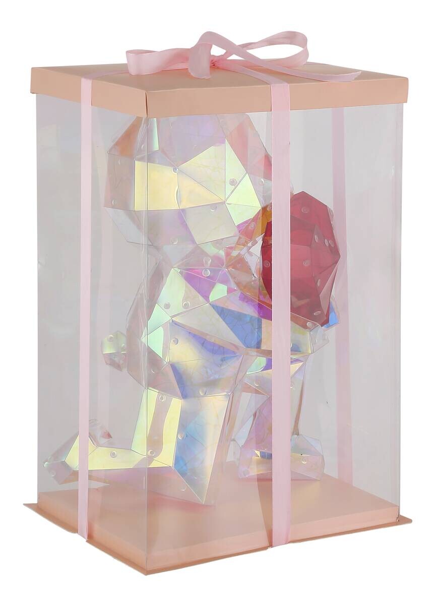 GLOBO LED-Tischleuchte BRONDAR klar Kunststoff B/H/T: ca. 22x41x27 cm 1 Brennstellen