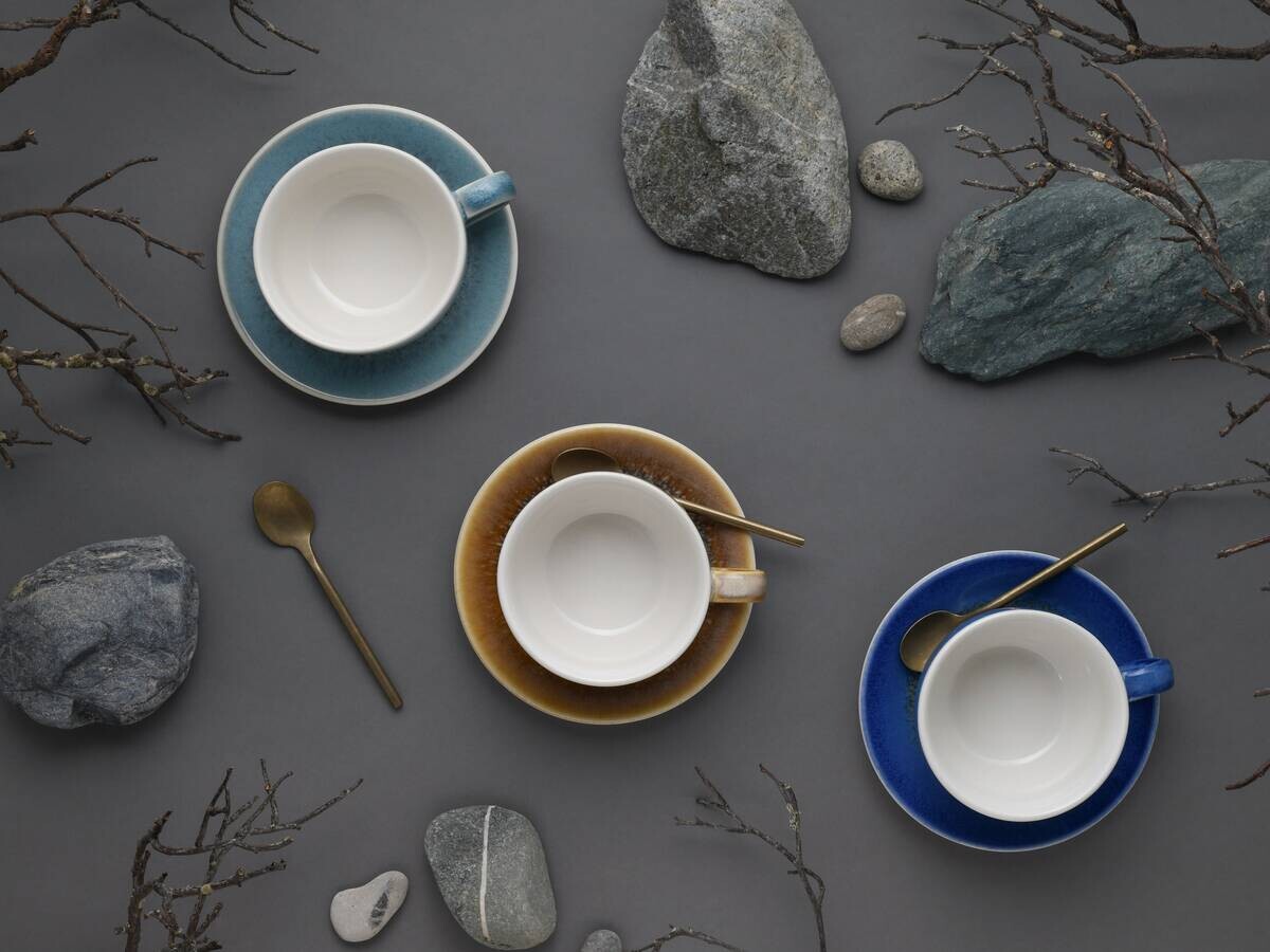 CreaTable Tafelservice Caldera mehrfarbig Steinzeug 8 tlg.