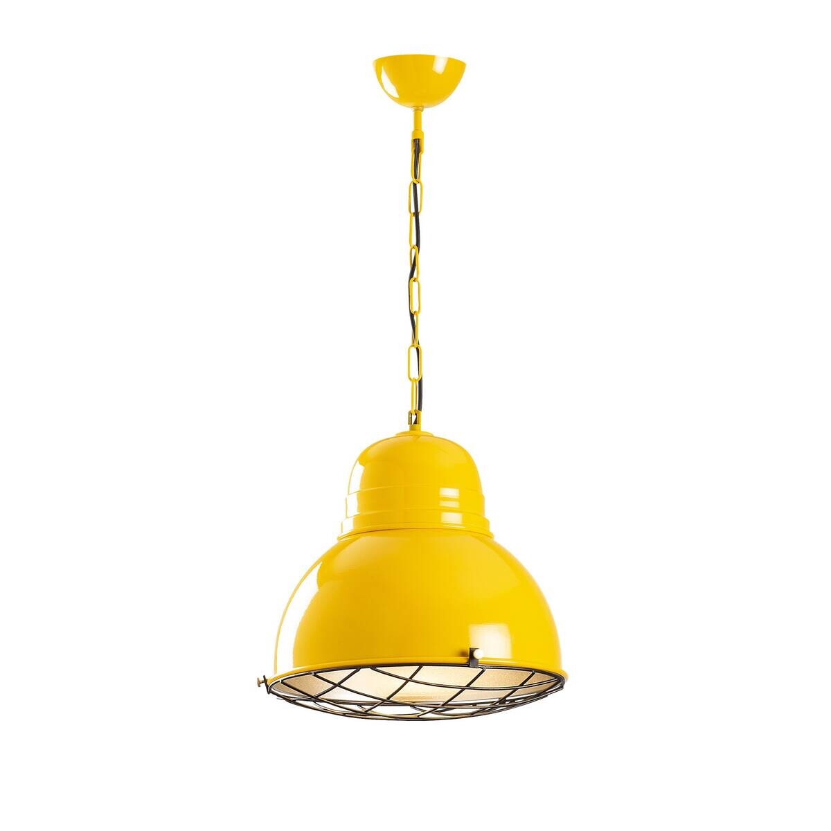 Opviq Pendelleuchte gelb gold B/H/T: ca. 31x98x31 cm E27 1 Brennstellen