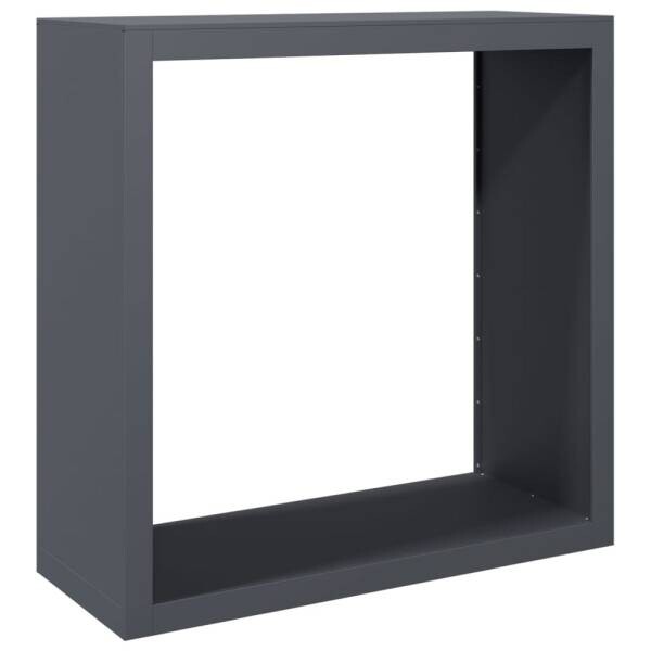 vidaXL Brennholzregal anthrazit B/H/L: ca. 40x100x100 cm