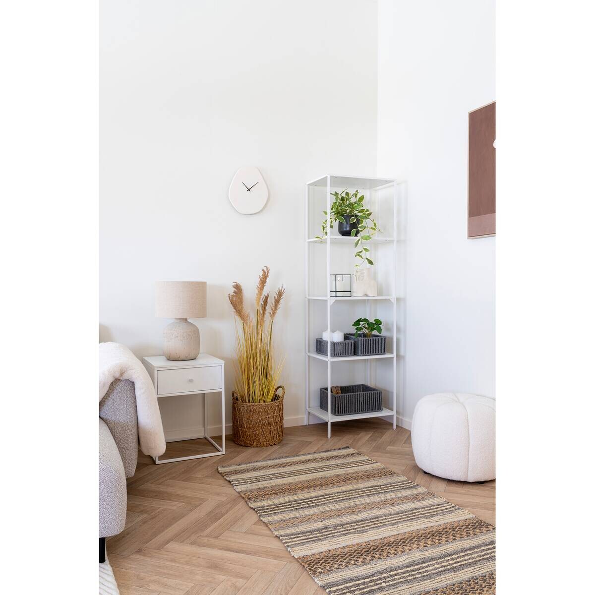 Housenordic Tischleuchte Bilby hellbraun Keramik B/H/L: ca. 30x46,5x30 cm E27 1 Brennstellen