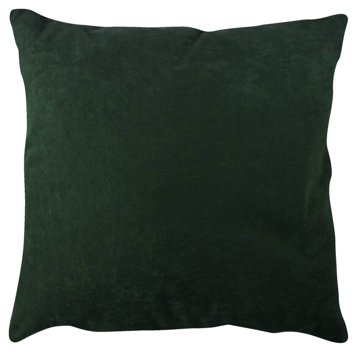 Evila Originals Dekokissen dunkelgrün 100% Polyester B/L: ca. 43x43 cm