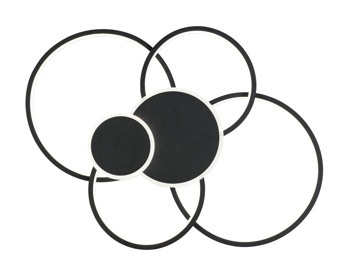 Nolo LED-Deckenleuchte Ring B/H/L: ca. 65x10x46 cm