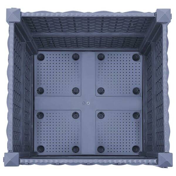 Hochbeet grau Polypropylen B/H/L: ca. 40x38x40 cm