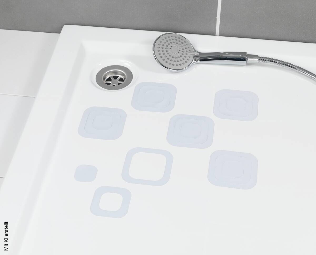 WENKO Anti-Rutschsticker 6er Pack transparent Kunststoff